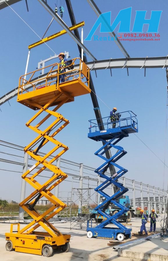 Xe nâng người - giải pháp tối ưu doanh nghiệp tại Nam Định
