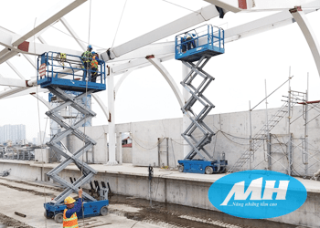 Ứng dụng của xe nâng người cắt kéo