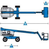 bản vẽ xe nâng người gennie