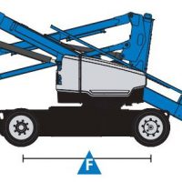 chiều cao xe nâng người Boom Lift