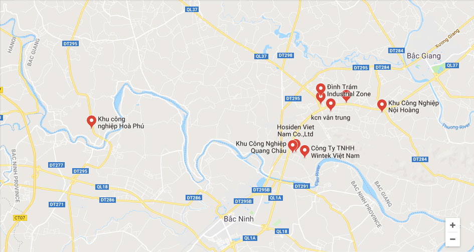 Bắc Giang có nhiều khu công nghiệp hình thành và phát triển