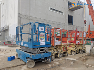 Dàn xe nâng người cắt kéo MH cho thuê tại Meiko 3