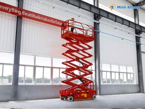 Xe nâng người đảm bảo an toàn, thuận tiện cho người lao động